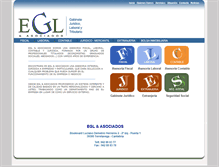 Tablet Screenshot of eglasociados.com
